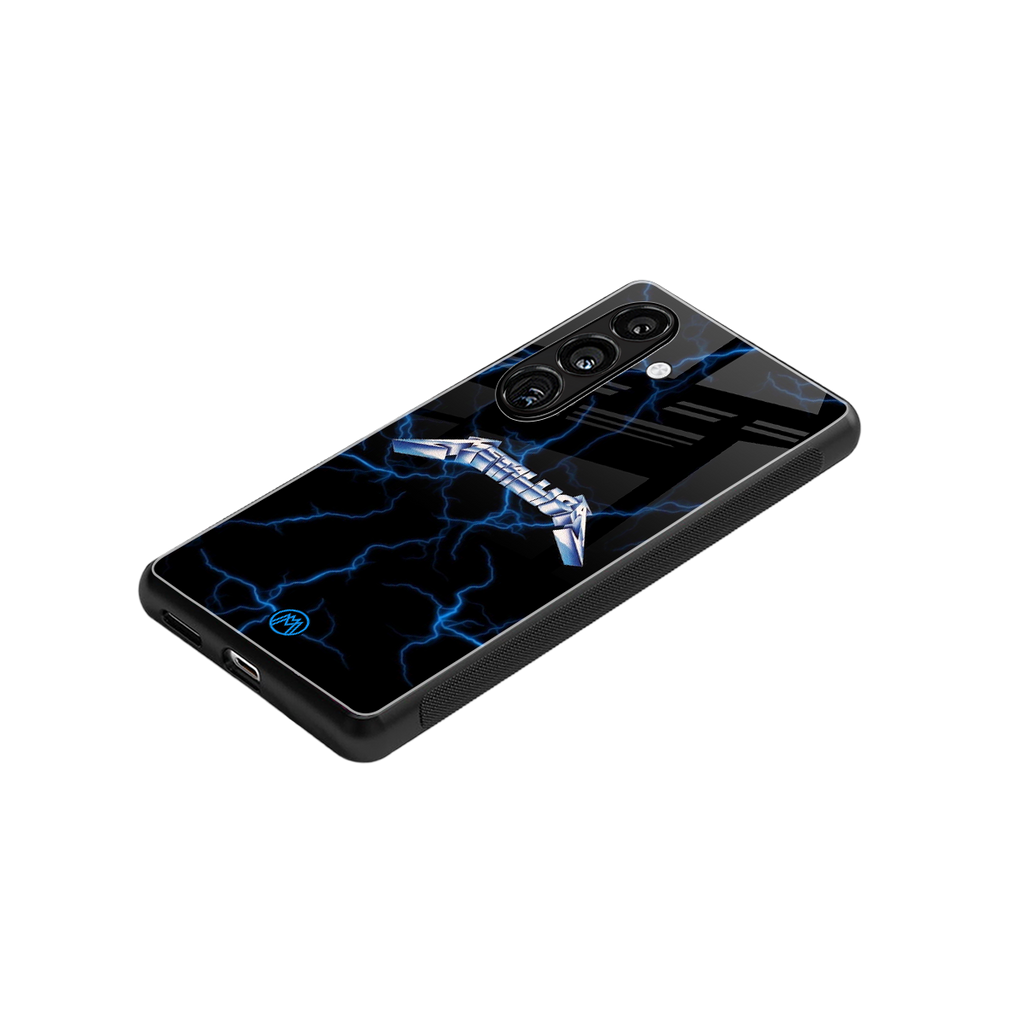 metallica back phone cover | glass case for samsung galaxy s25 plus