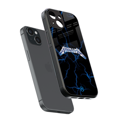 metallica back phone cover | glass case for iphone 15