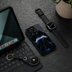 metallica back phone cover | glass case for iphone 16 pro max