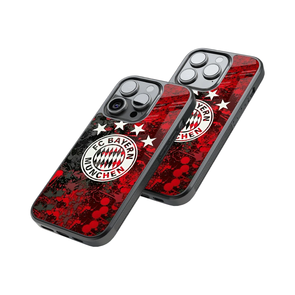 Protective Glass Back Phone Case Compatible with iPhone, Samsung, OnePlus, Pixel & More