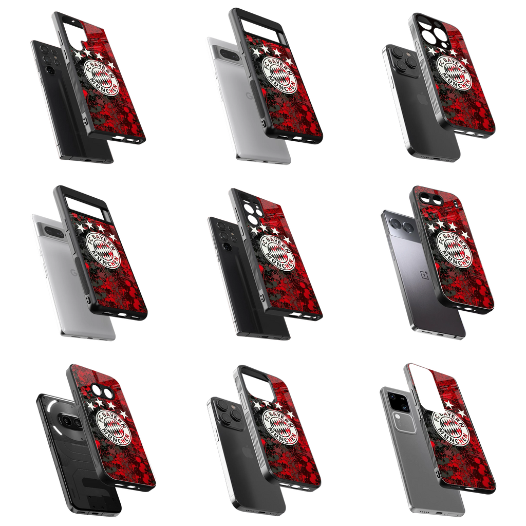 Durable Glass Back Mobile Case for iPhone, Samsung, OnePlus, Google Pixel, Redmi, Vivo, Oppo