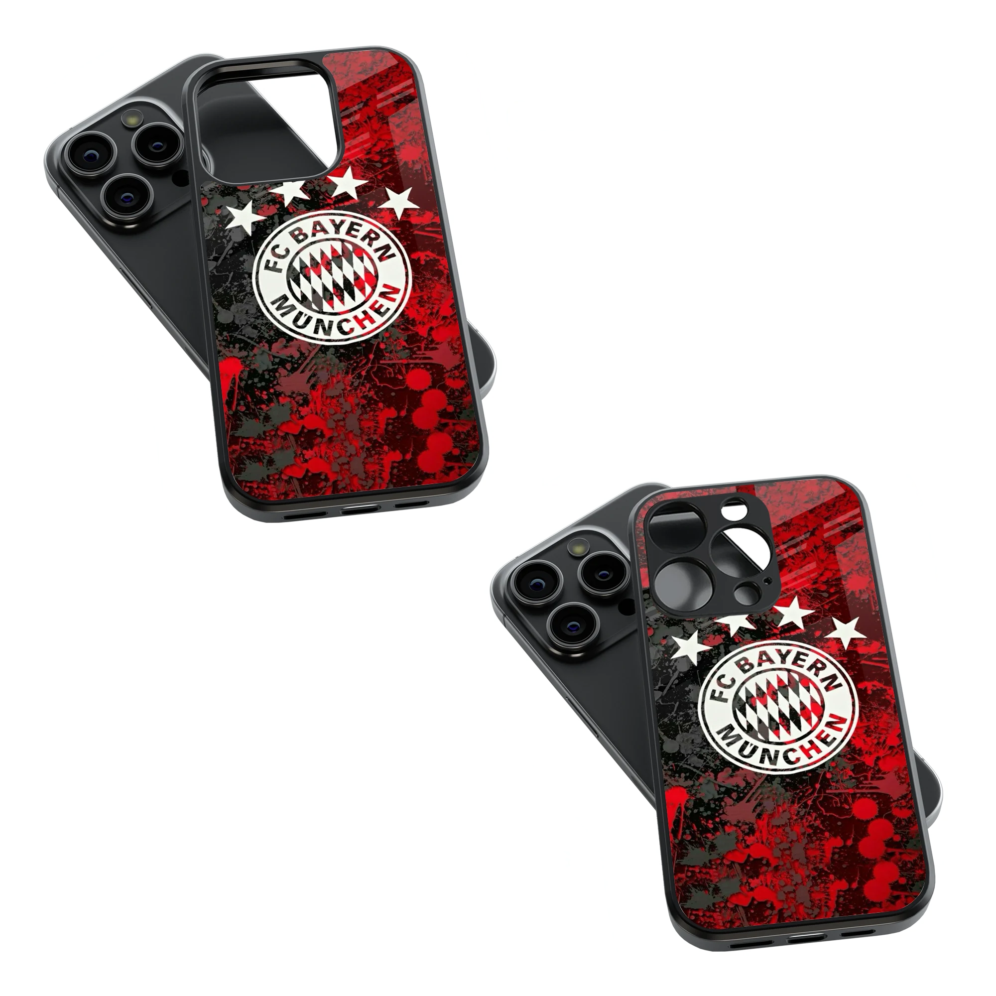 Trendy Glass Back Mobile Case for iPhone, Samsung, Redmi, OnePlus, Google Pixel, Motorola