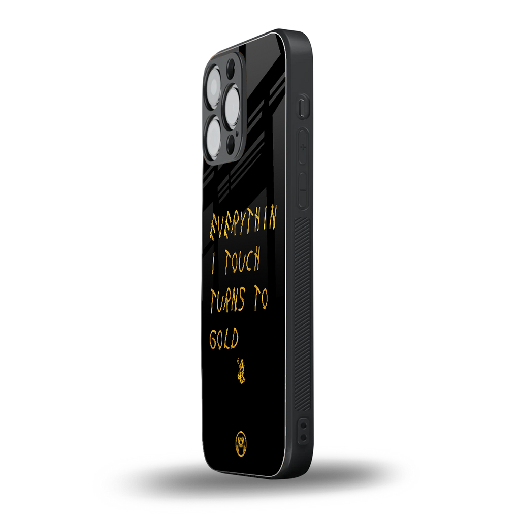 midas touch back phone cover | glass case for iphone 13 pro max