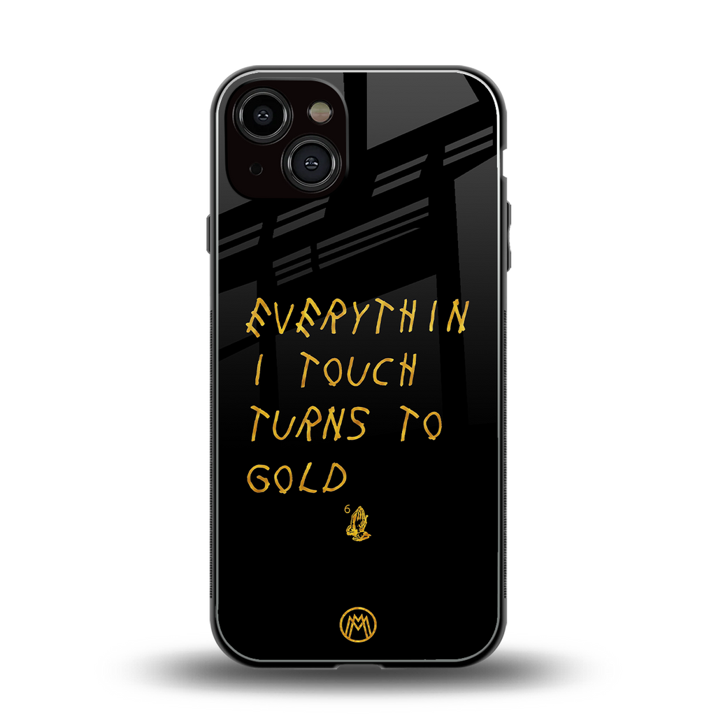 midas touch back phone cover | glass case for iphone 13