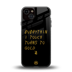 midas touch back phone cover | glass case for iphone 13