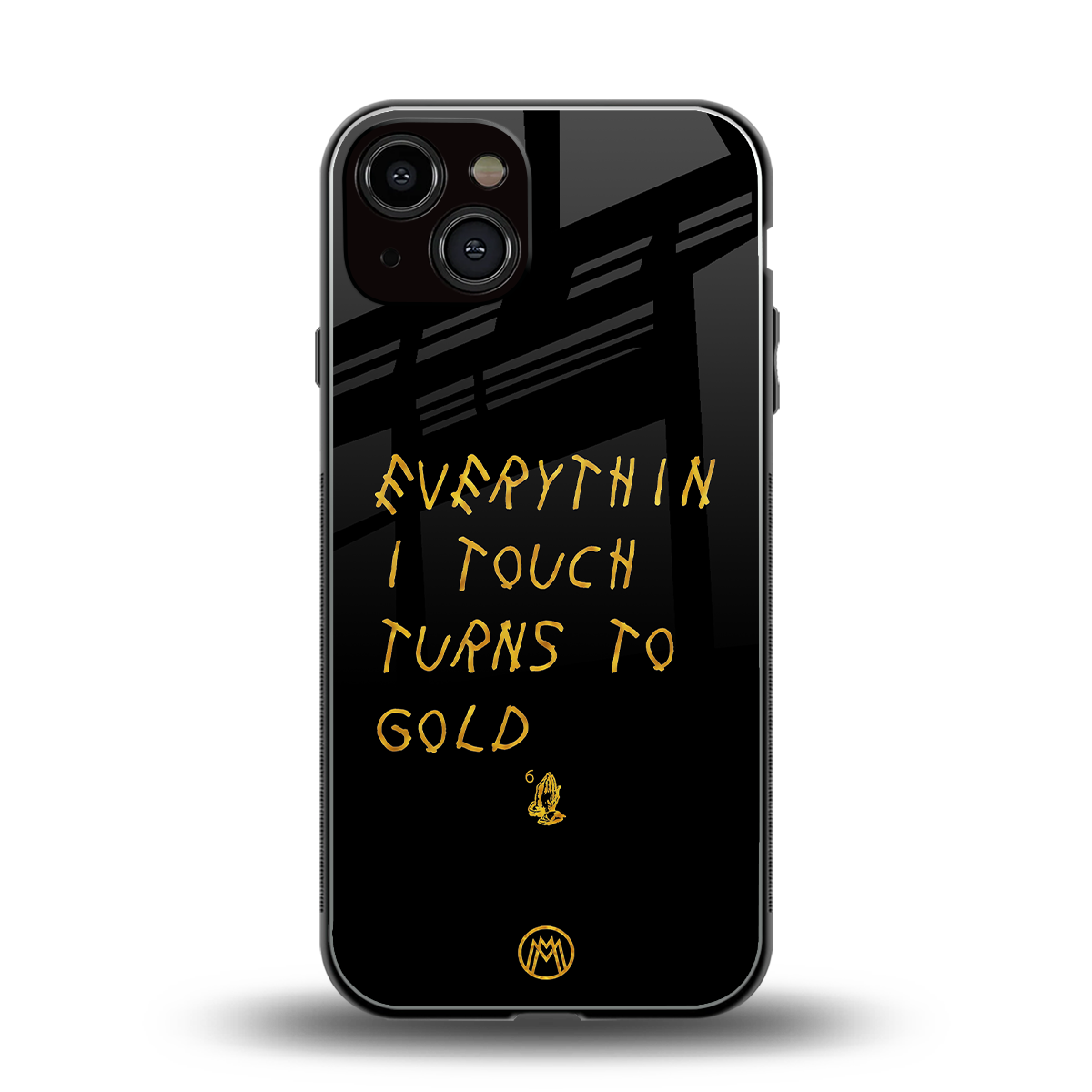 midas touch back phone cover | glass case for iphone 13