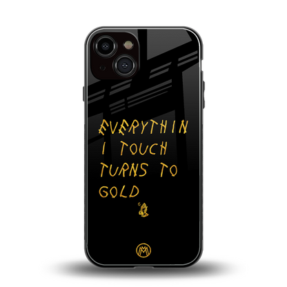 midas touch back phone cover | glass case for iphone 13