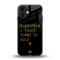 midas touch back phone cover | glass case for iphone 16