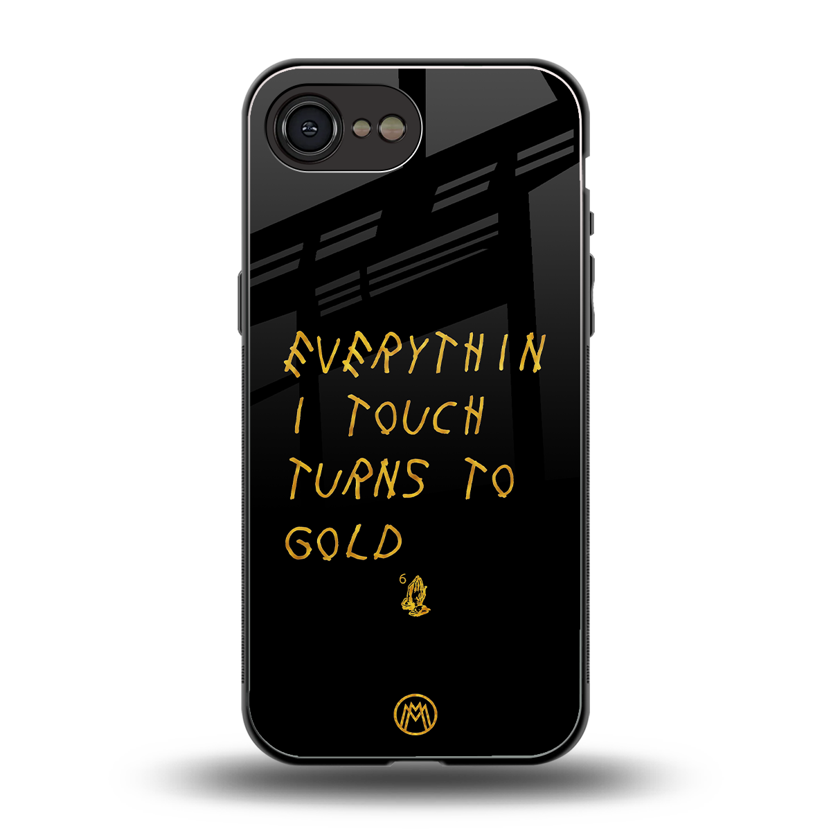 midas touch back phone cover | glass case for iphone 16e