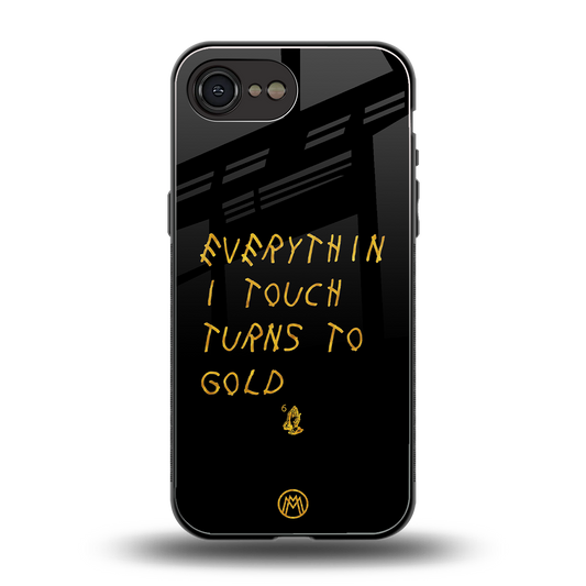 midas touch back phone cover | glass case for iphone 16e