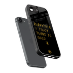 midas touch back phone cover | glass case for iphone 16e