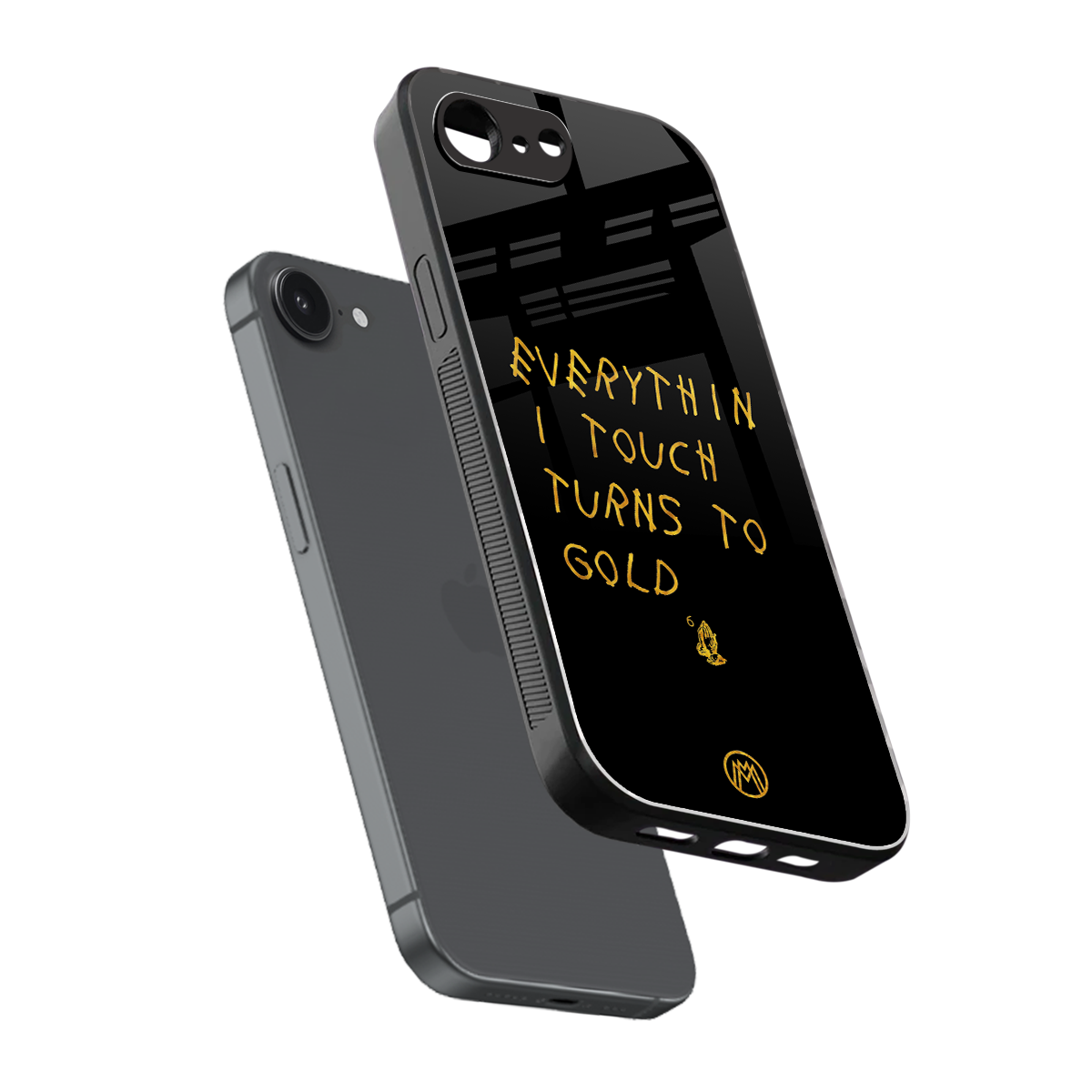 midas touch back phone cover | glass case for iphone 16e