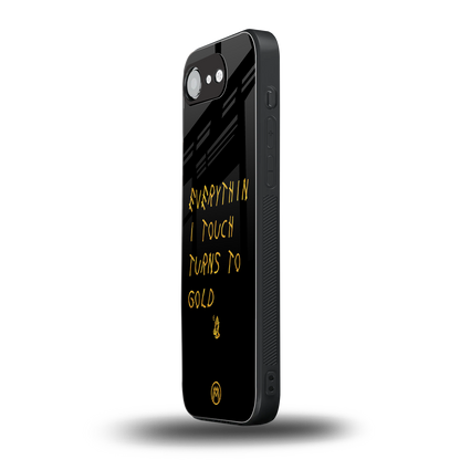 midas touch back phone cover | glass case for iphone 16e