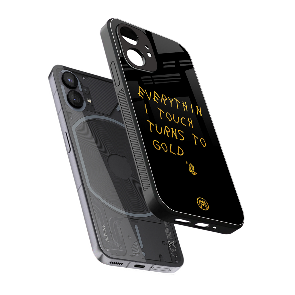 midas touch back phone cover | glass case for nothing phone 1