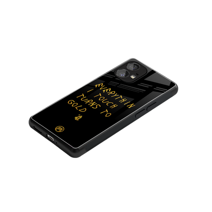 midas touch back phone cover | glass case for nothing phone 1
