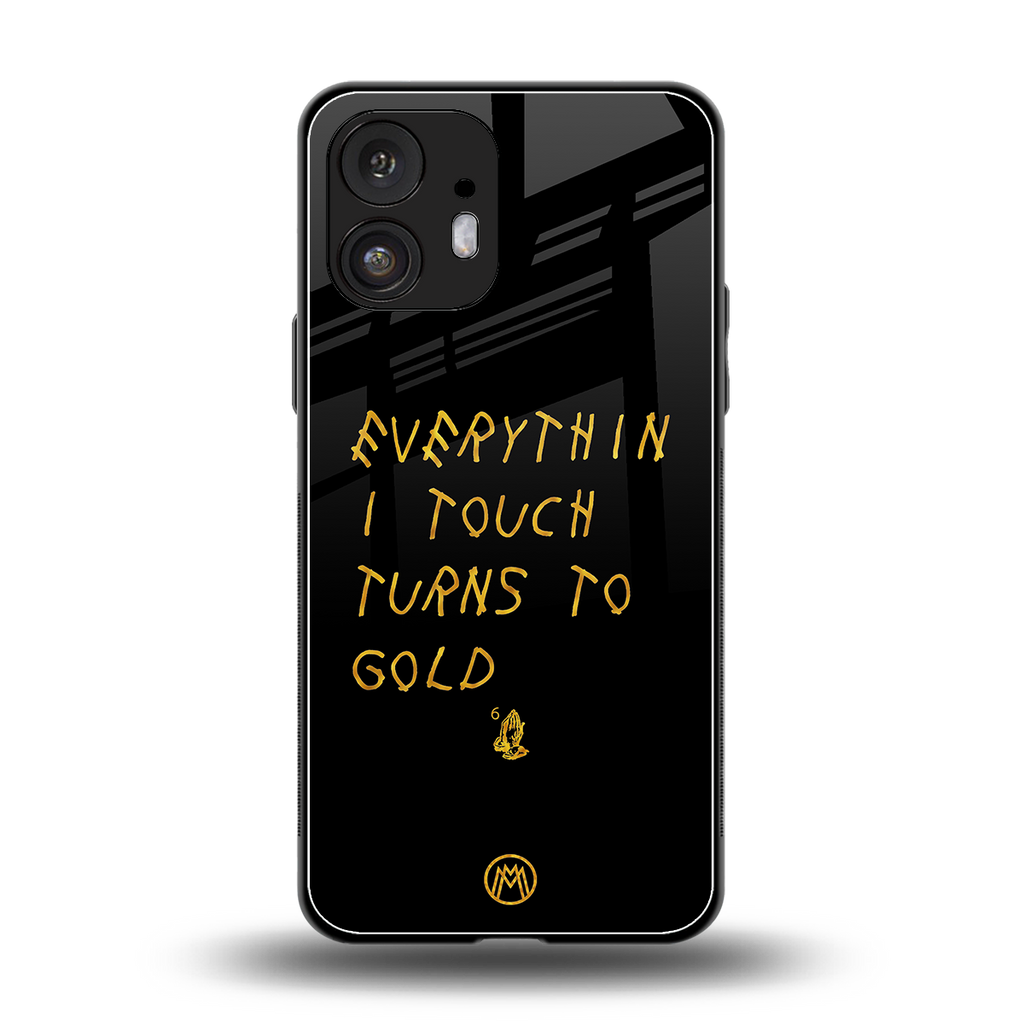 midas touch back phone cover | glass case for nothing phone 2