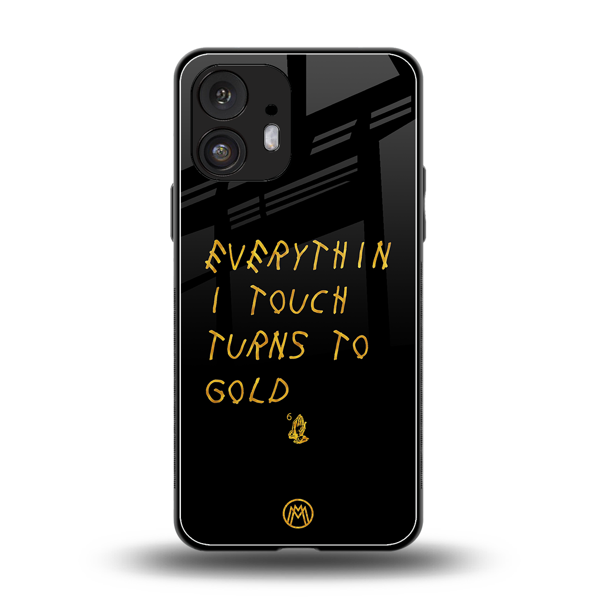 midas touch back phone cover | glass case for nothing phone 2