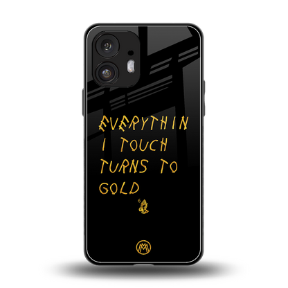 midas touch back phone cover | glass case for nothing phone 2
