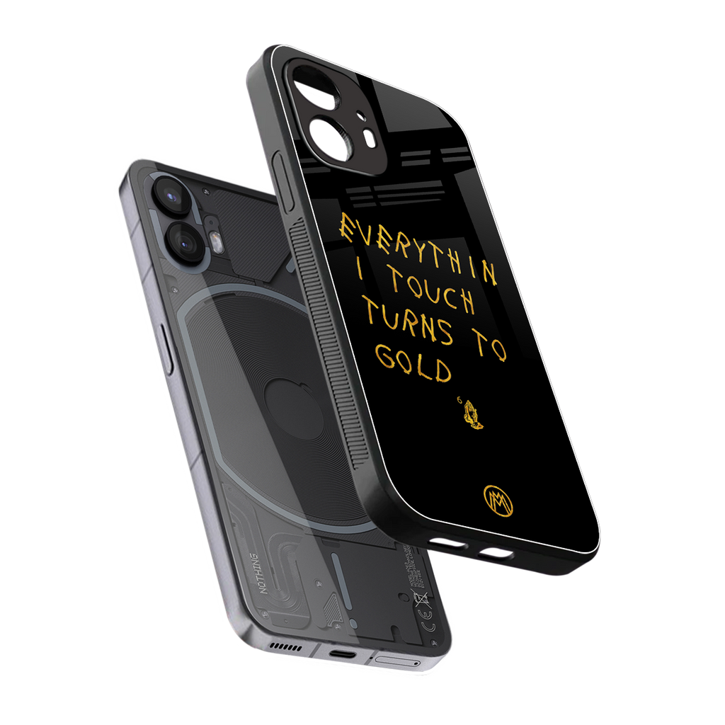 midas touch back phone cover | glass case for nothing phone 2