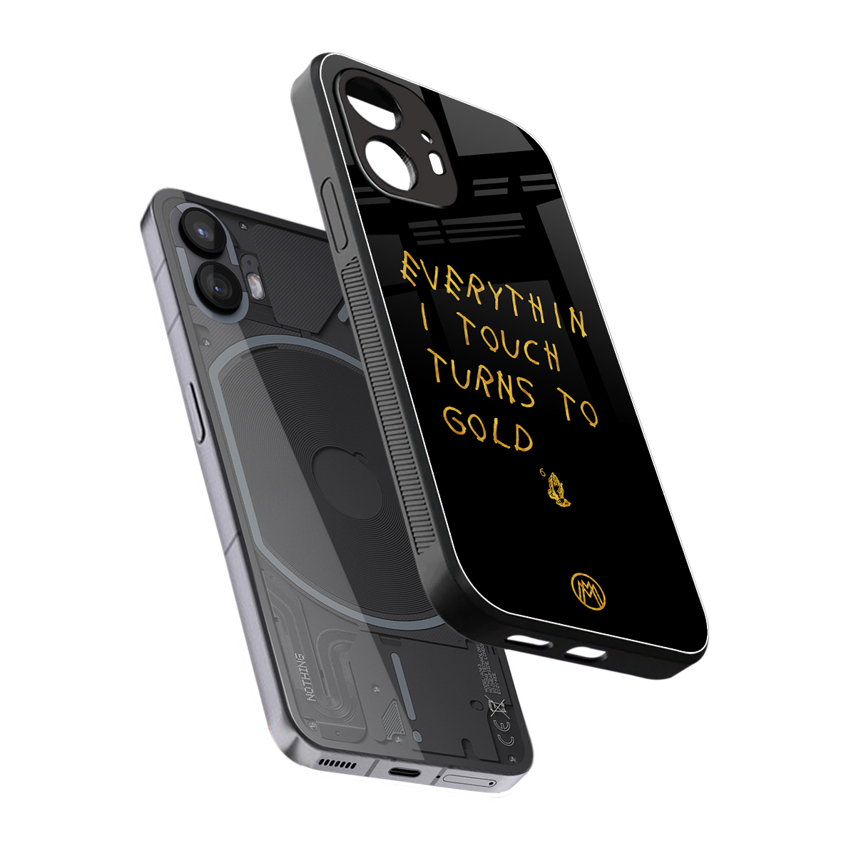 midas touch back phone cover | glass case for nothing phone 2