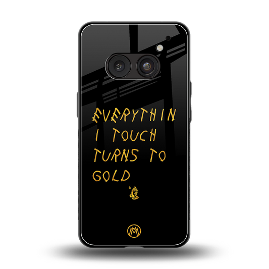 midas touch back phone cover | glass case for nothing phone 2a