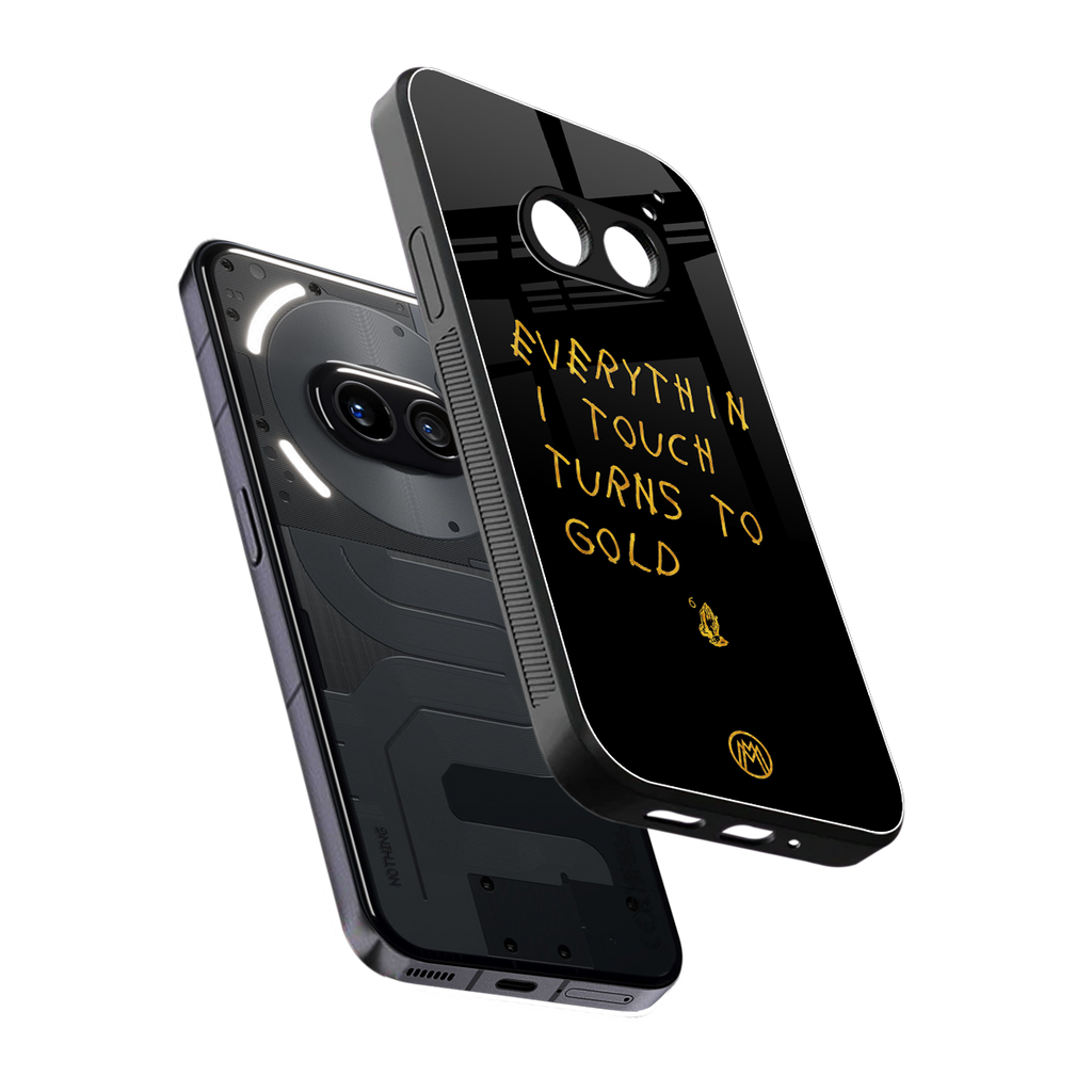 midas touch back phone cover | glass case for nothing phone 2a