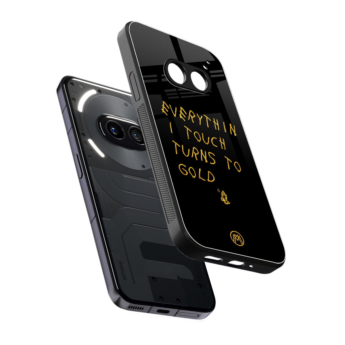 midas touch back phone cover | glass case for nothing phone 2a