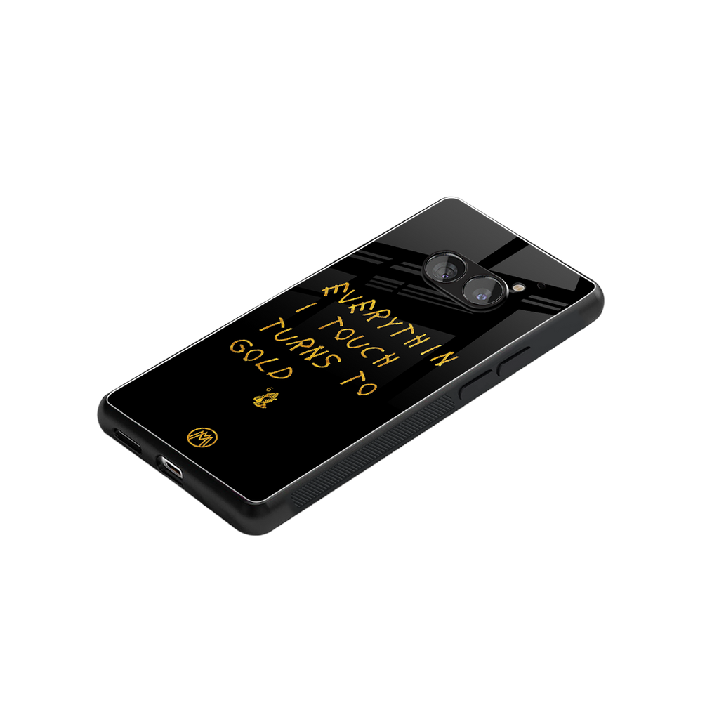 midas touch back phone cover | glass case for nothing phone 2a