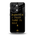 midas touch back phone cover | glass case for oneplus nord 3