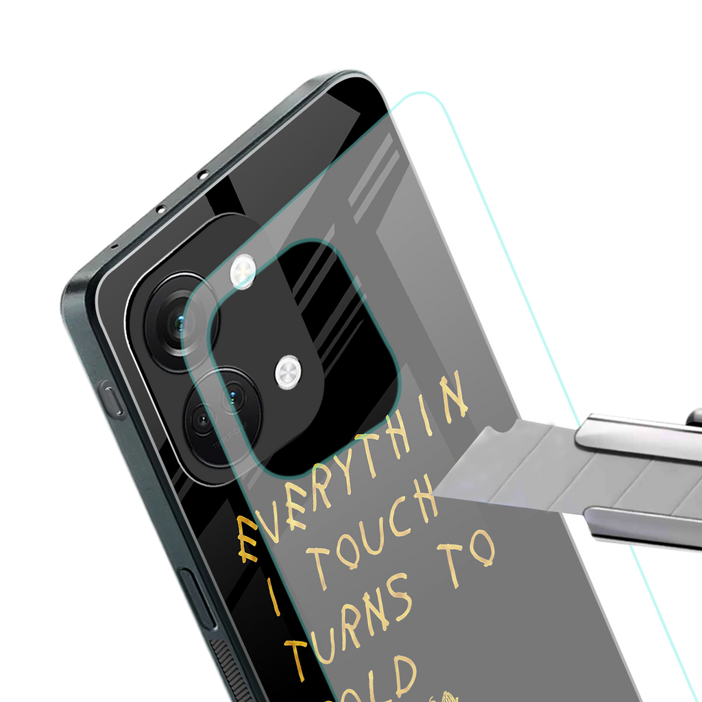 midas touch back phone cover | glass case for oneplus nord 3