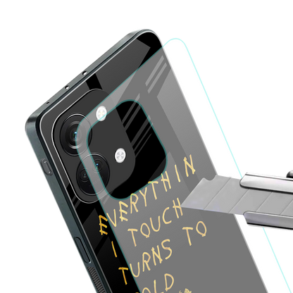 midas touch back phone cover | glass case for oneplus nord 3