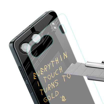 midas touch back phone cover | glass case for oneplus nord 4