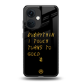 midas touch back phone cover | glass case for oneplus nord ce 3