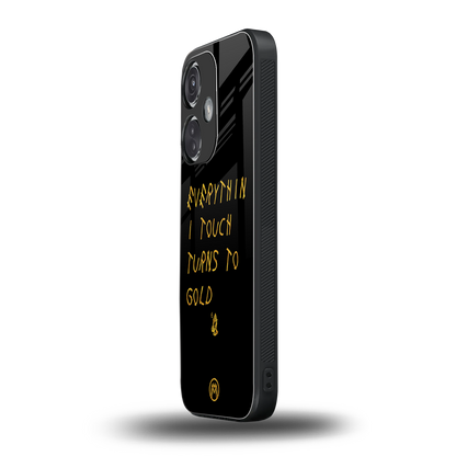 midas touch back phone cover | glass case for oneplus nord ce 3