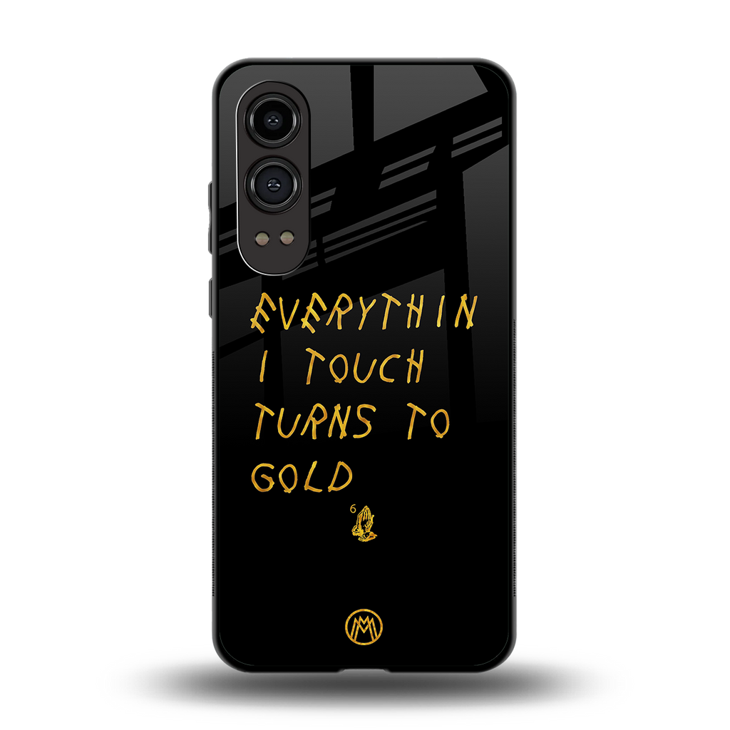 midas touch back phone cover | glass case for oneplus nord ce 4 lite