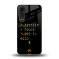 midas touch back phone cover | glass case for oneplus nord ce 4 lite