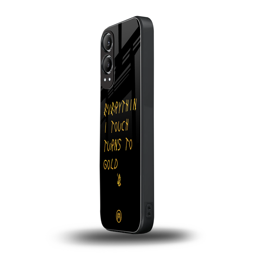 midas touch back phone cover | glass case for oneplus nord ce 4 lite
