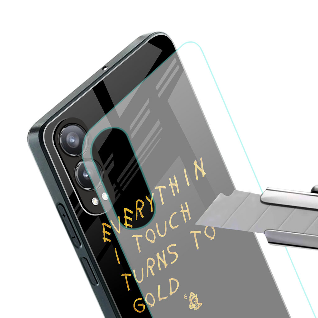 midas touch back phone cover | glass case for oneplus nord ce 4 lite