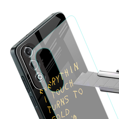 midas touch back phone cover | glass case for oneplus nord ce 4