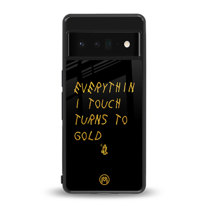 midas touch back phone cover | glass case for google pixel 6 pro