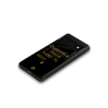 midas touch back phone cover | glass case for google pixel 6 pro