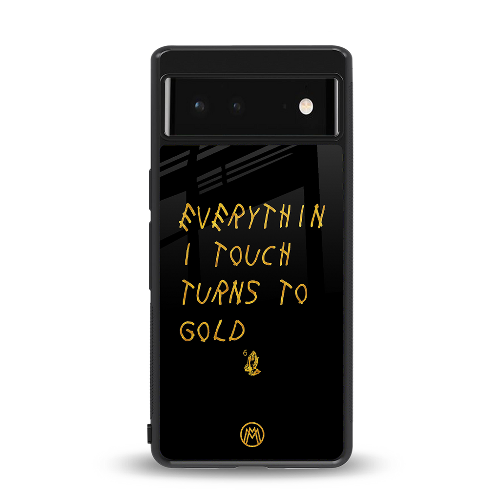 midas touch back phone cover | glass case for google pixel 6