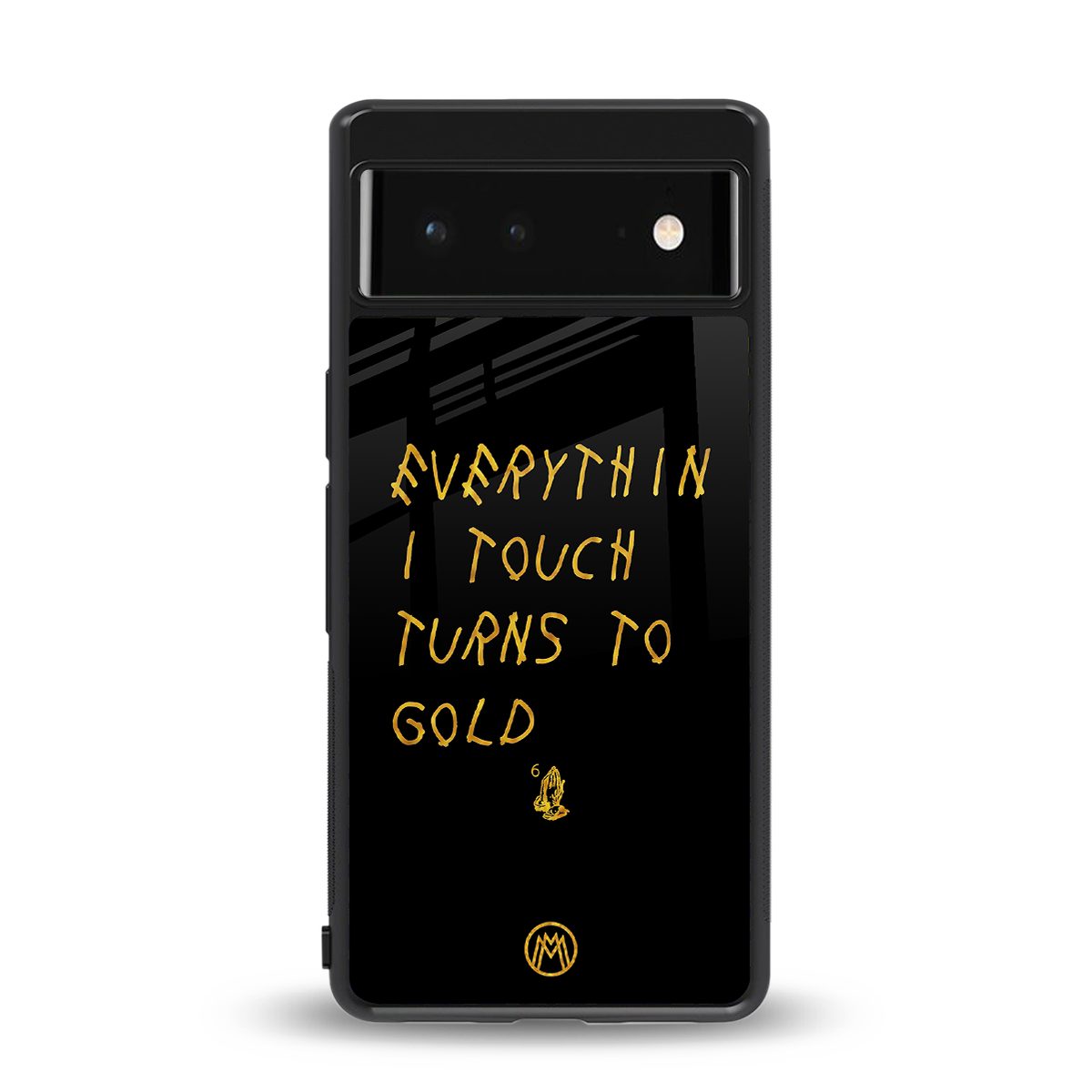 midas touch back phone cover | glass case for google pixel 6