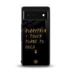 midas touch back phone cover | glass case for Google Pixel 6A