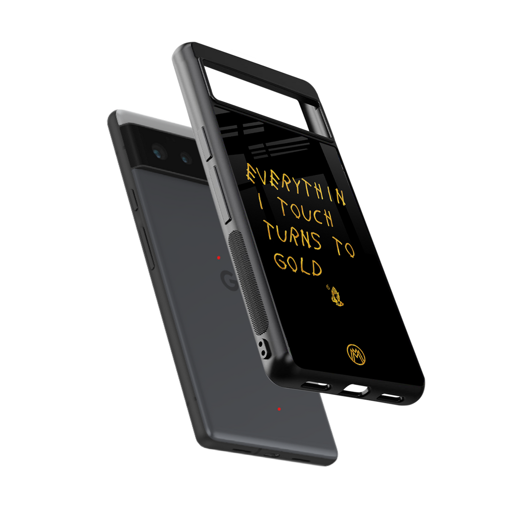 midas touch back phone cover | glass case for google pixel 6