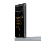 midas touch back phone cover | glass case for google pixel 6