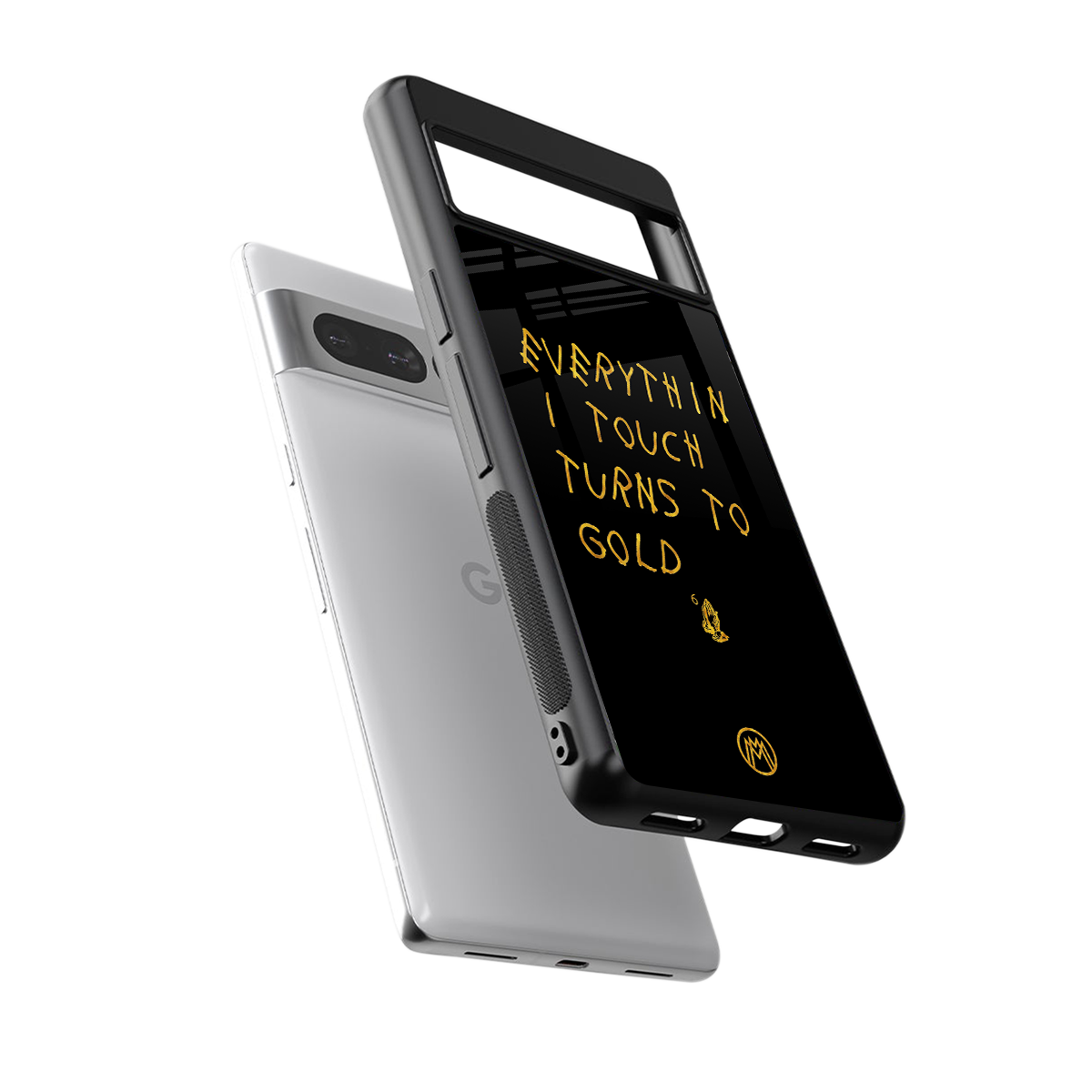 midas touch back phone cover | glass case for google pixel 7 pro