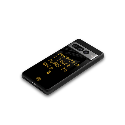 midas touch back phone cover | glass case for google pixel 7 pro