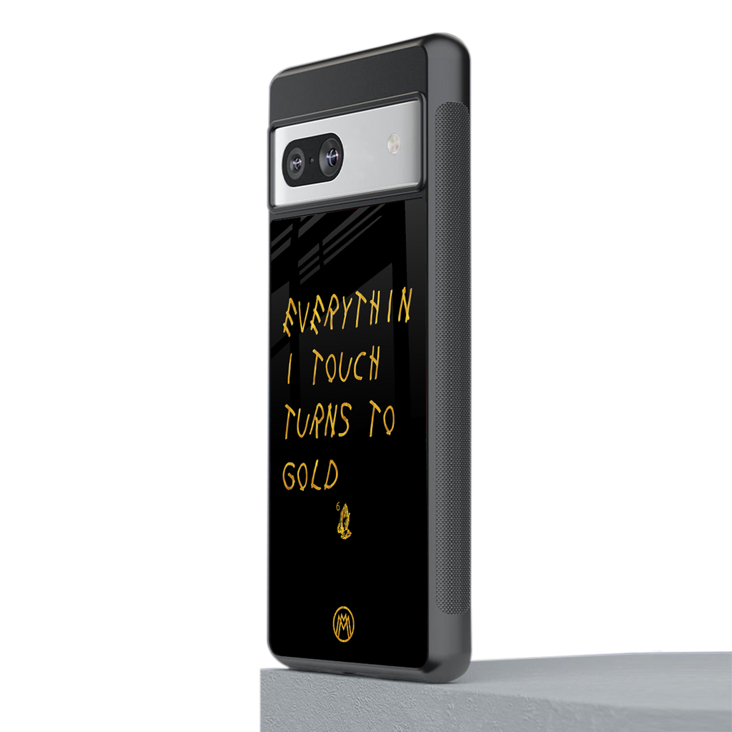 midas touch back phone cover | glass case for Google Pixel 7