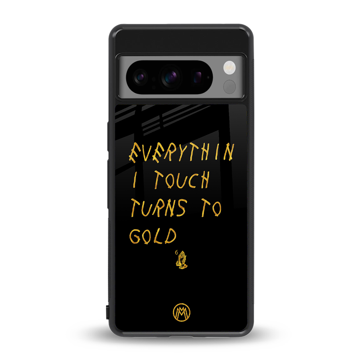 midas touch back phone cover | glass case for google pixel 8 pro